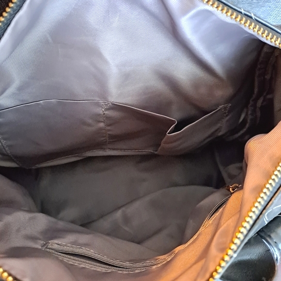 🎒 Marble ⚫️⚪️ Vegan Leather Purse, Shoulder Bag, Backpack or Diaper Bag - Picture 14 of 14